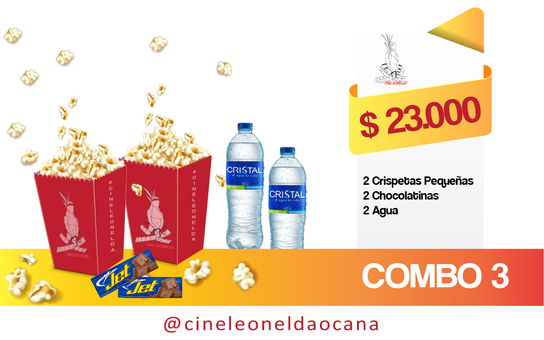 COMBO 3 + AGUA GRANDE